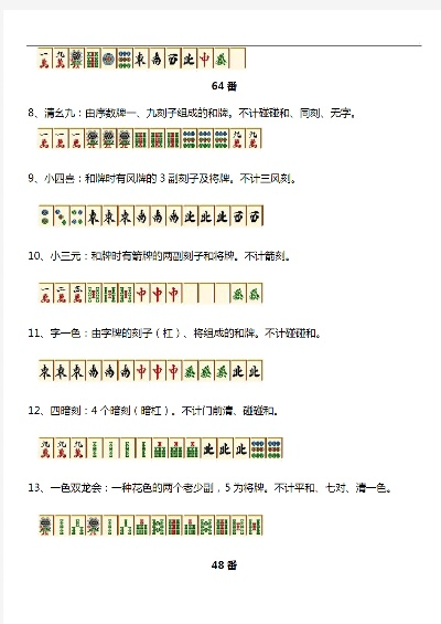 中国传统麻将打法方法详解-第2张图片-www.211178.com_果博福布斯